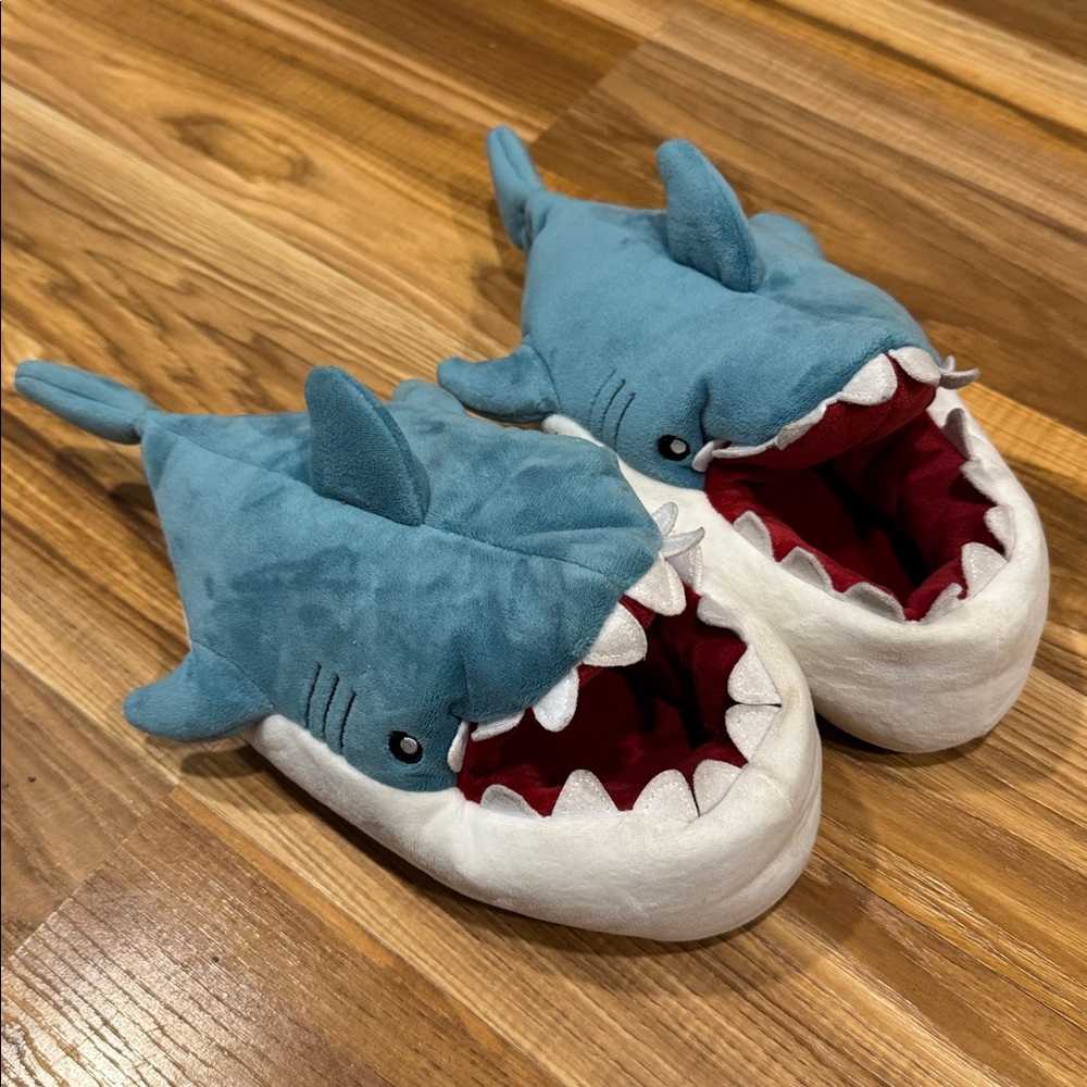 Shark Plush Slippers